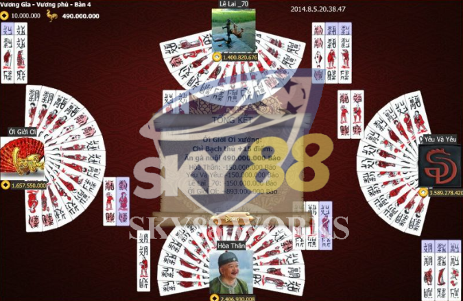 Người chơi cần biết cách xác định cây bài hết trong chắn