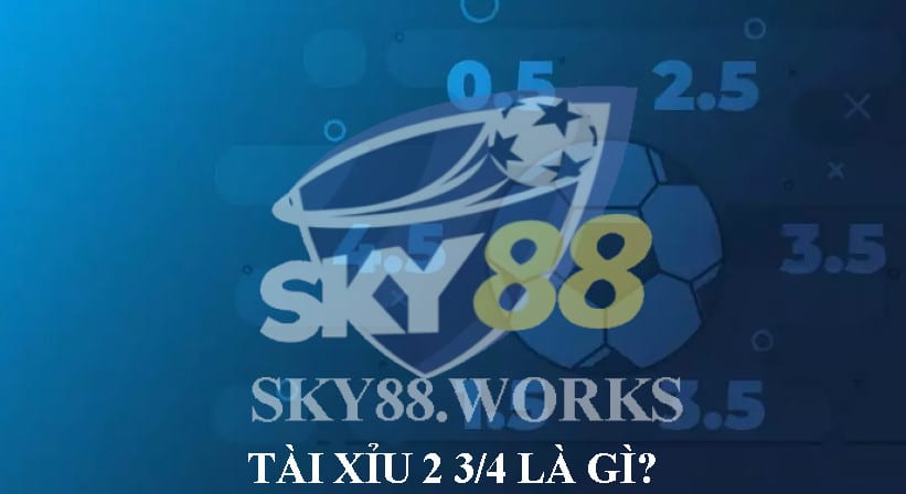 tài xỉu 2 3/4 là gì