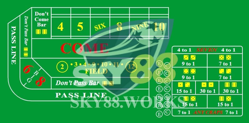 Các loại hình cược craps là gì?