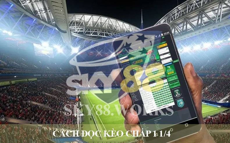 cách đọc kèo chấp 1 1/4