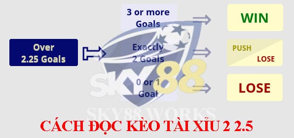 cách đọc kèo tài xỉu 2 2.5