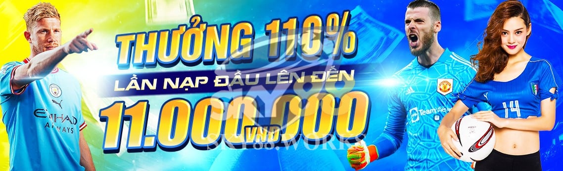 thưởng nạp 110% cho lần nạp đầu