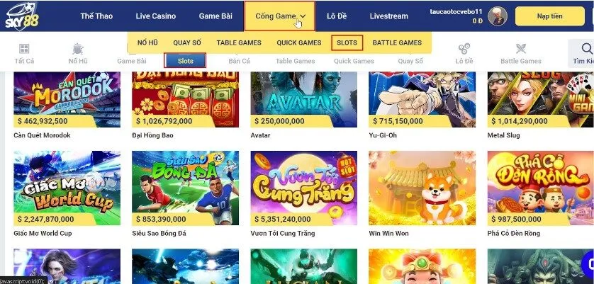 cách chơi skot game sky88