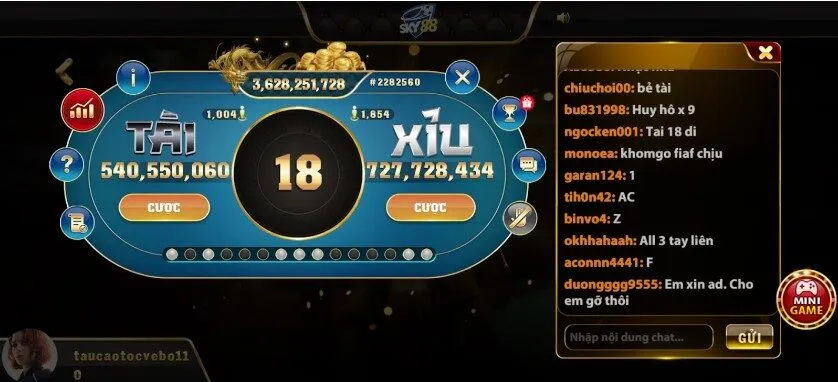 giới thiệu tài xỉu sky88